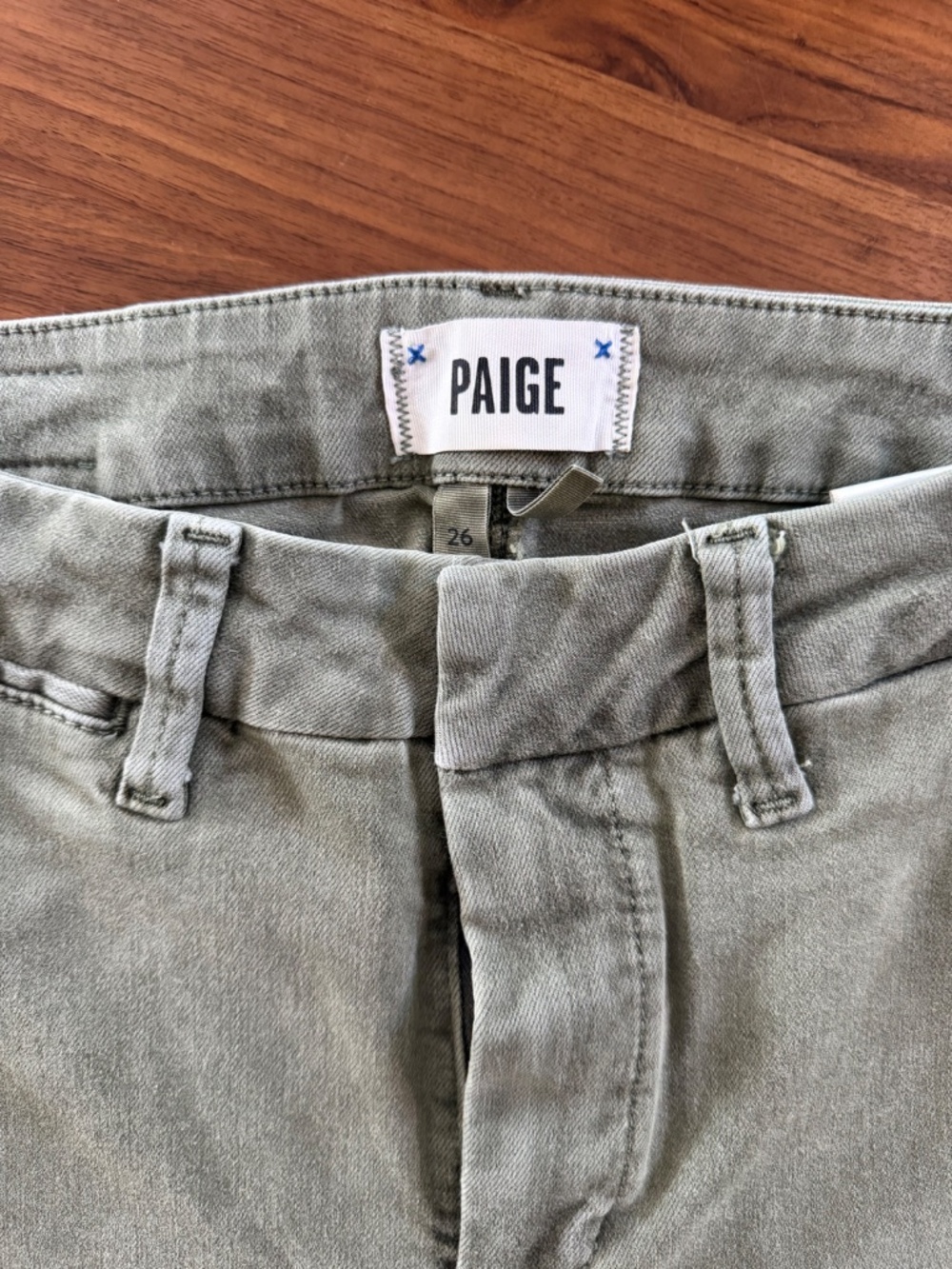 Paige "Romy" Cotton Cropped Pant